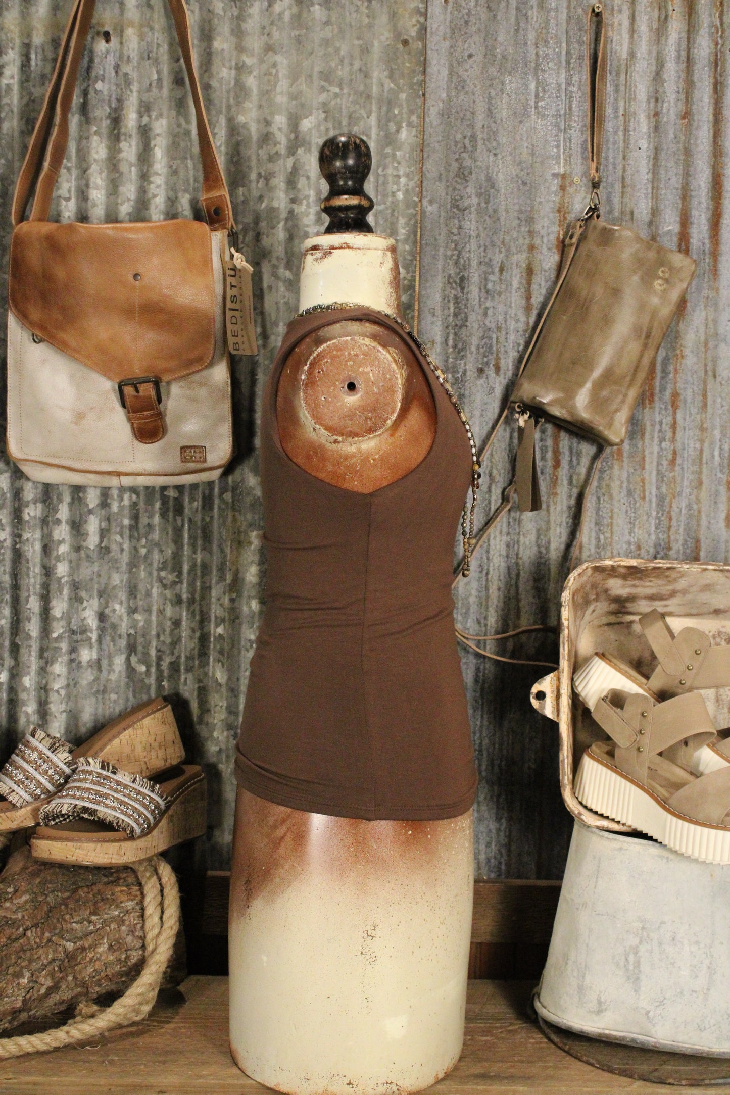 Velora Espresso Tank Top