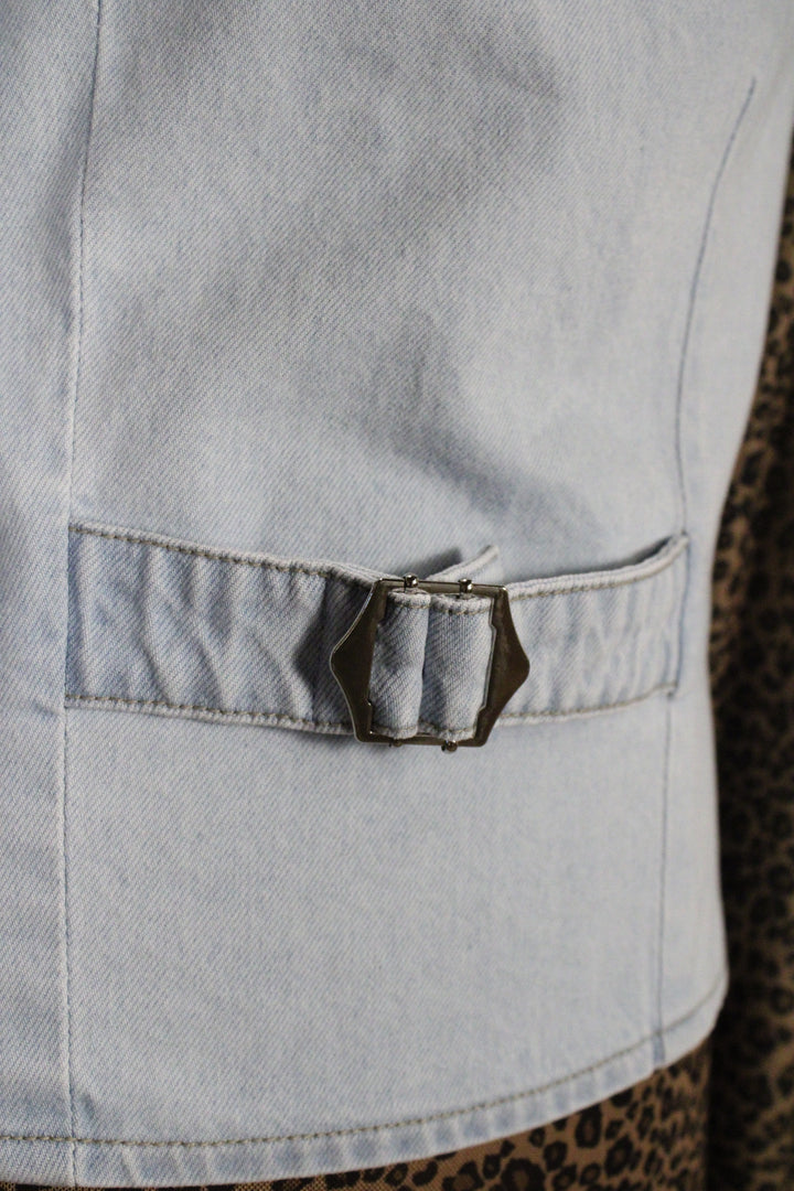 Vintage Wash Denim Vest