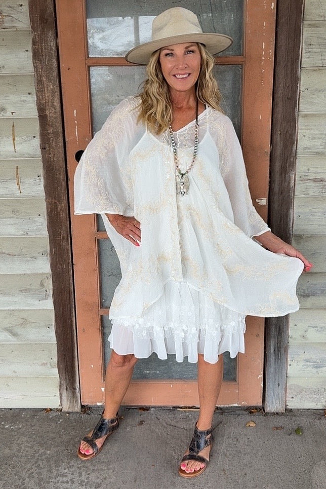 White Sands Oasis Poncho