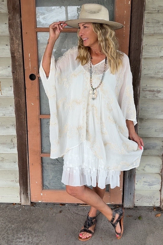 White Sands Oasis Poncho
