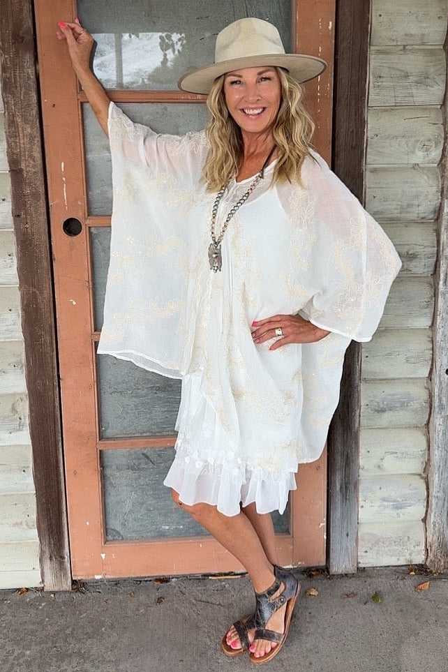 White Sands Oasis Poncho