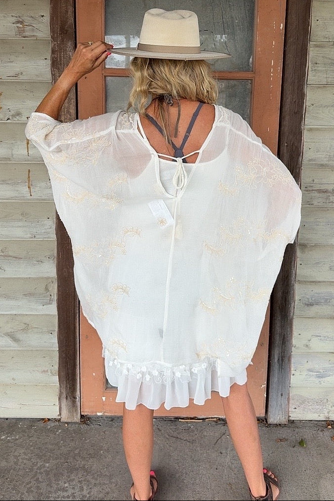 White Sands Oasis Poncho
