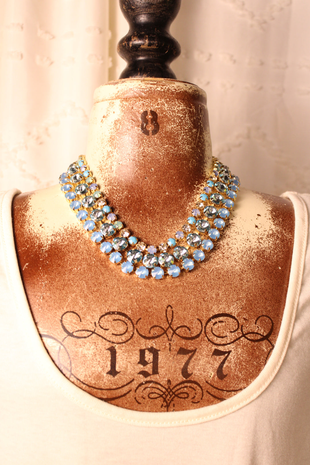 Teal Horizons Layered Necklace