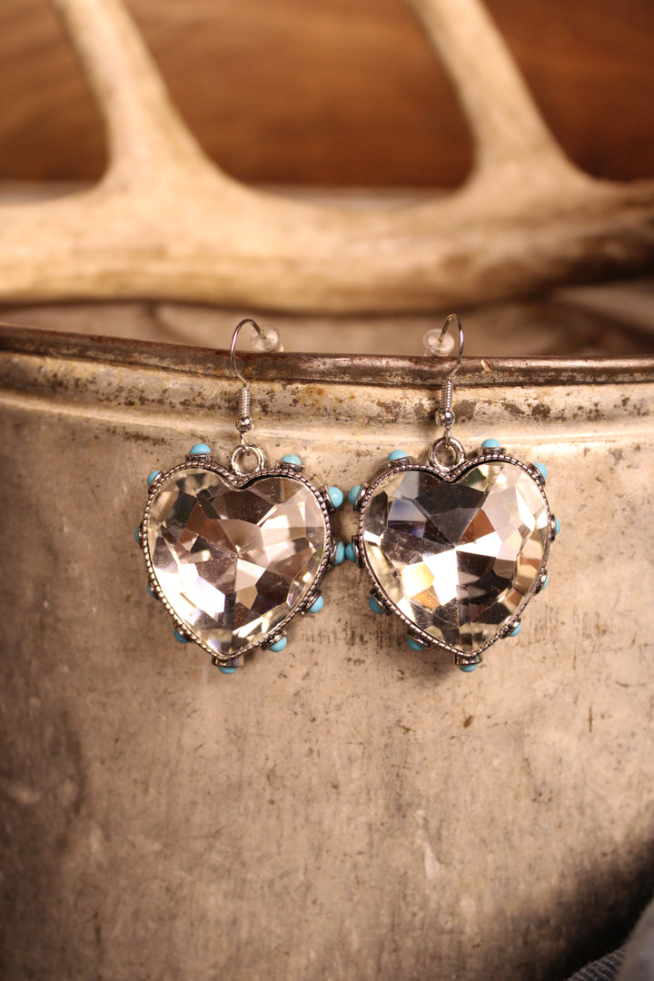 Sweetheart Teal Elegance Earrings