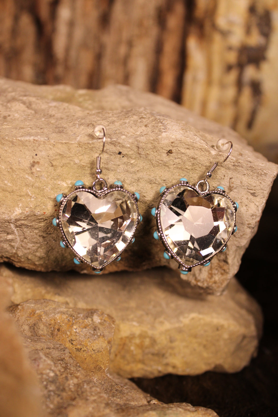 Sweetheart Teal Elegance Earrings