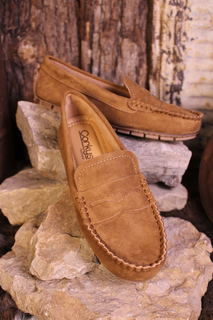 Penny For Your Thoughts Camel Loafers
