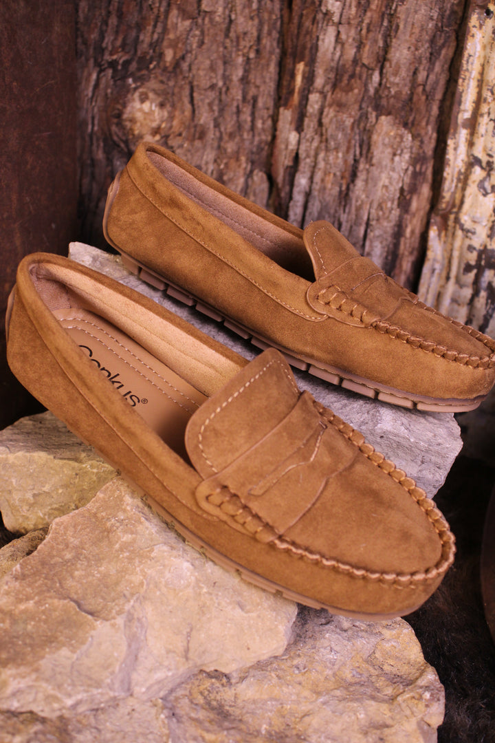 Penny For Your Thoughts Camel Loafers