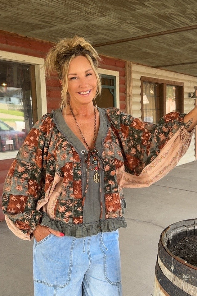 Sierra Cotton Crop Blouse