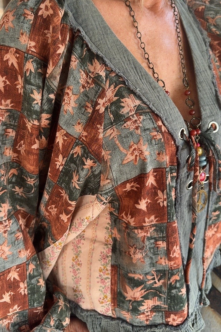 Sierra Cotton Crop Blouse