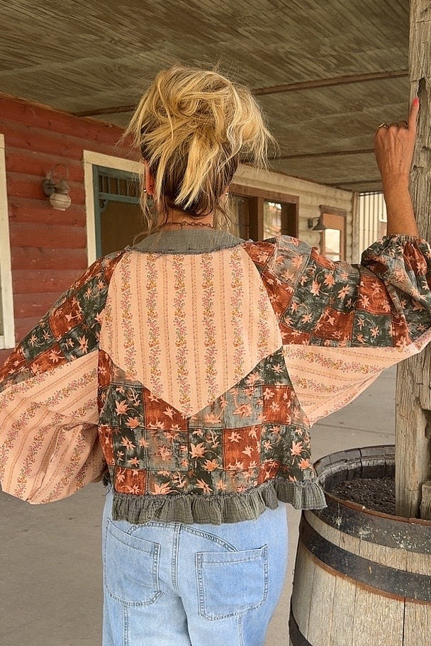 Sierra Cotton Crop Blouse