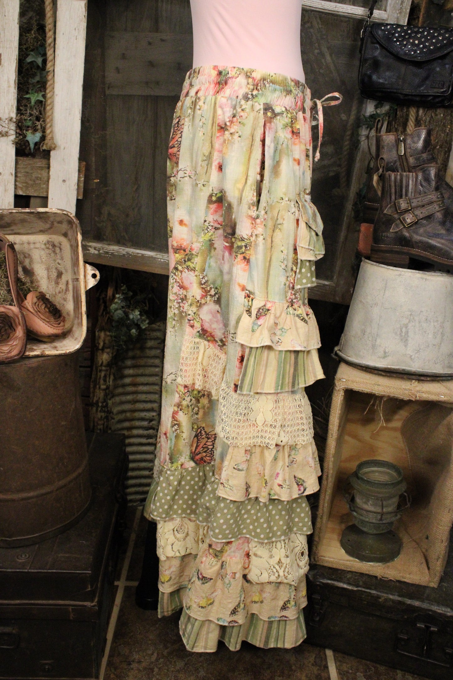 Butterfly Ruffle Pants