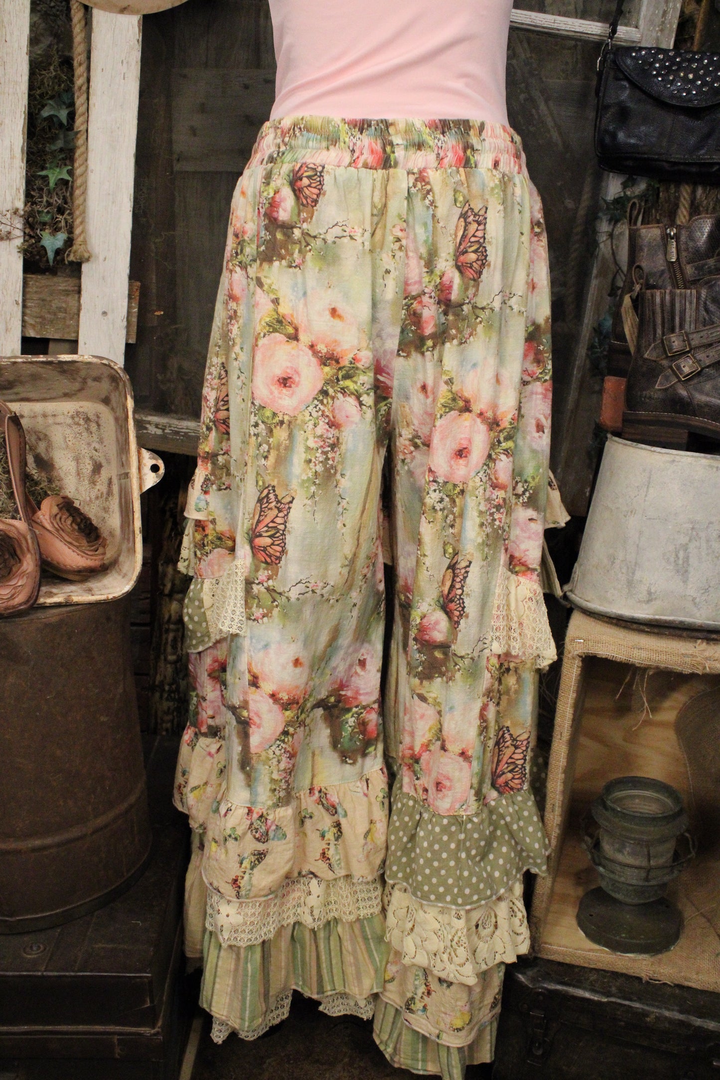 Butterfly Ruffle Pants