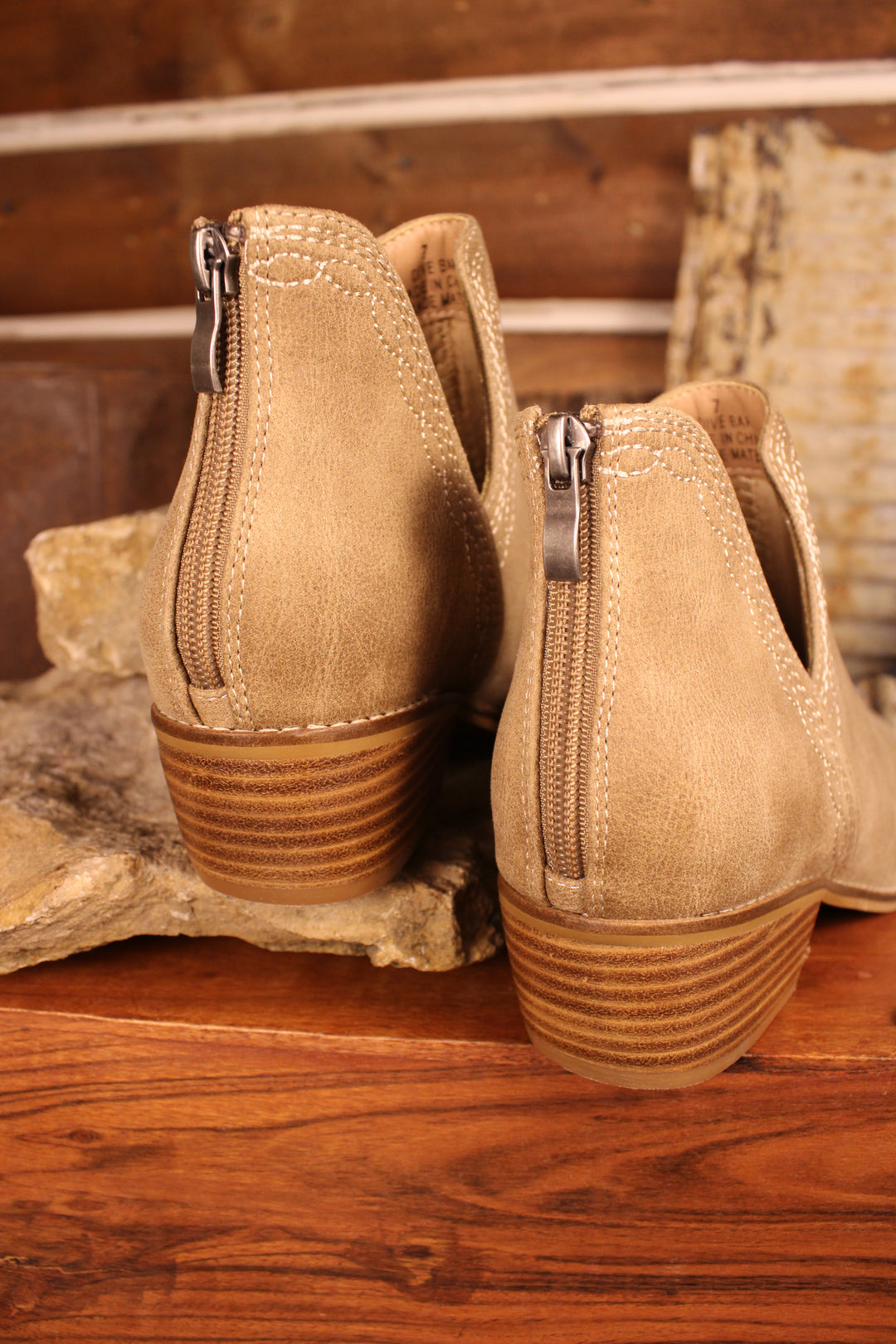 Dive Bar Taupe Boots