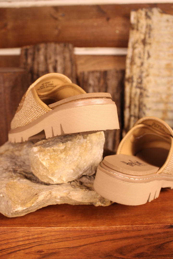 Am I Right Raffia Slip-Ons