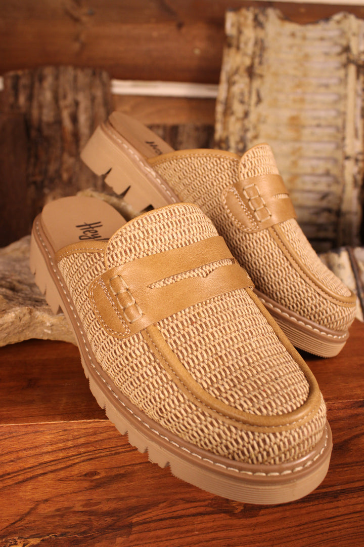 Am I Right Raffia Slip-Ons