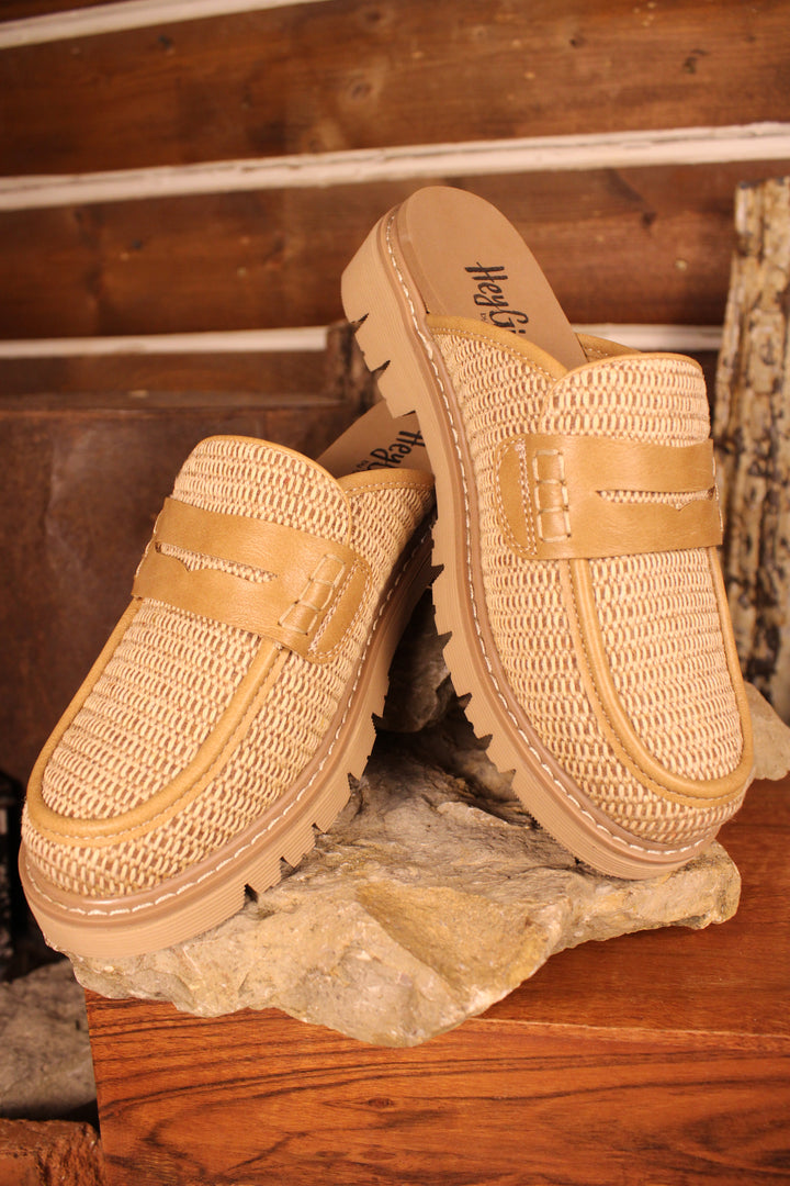 Am I Right Raffia Slip-Ons