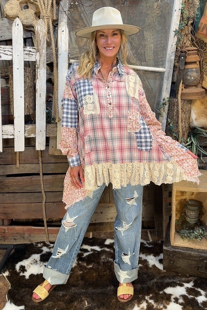 Rosewood Tunic Blouse