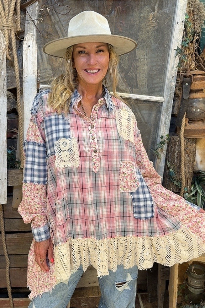 Rosewood Tunic Blouse