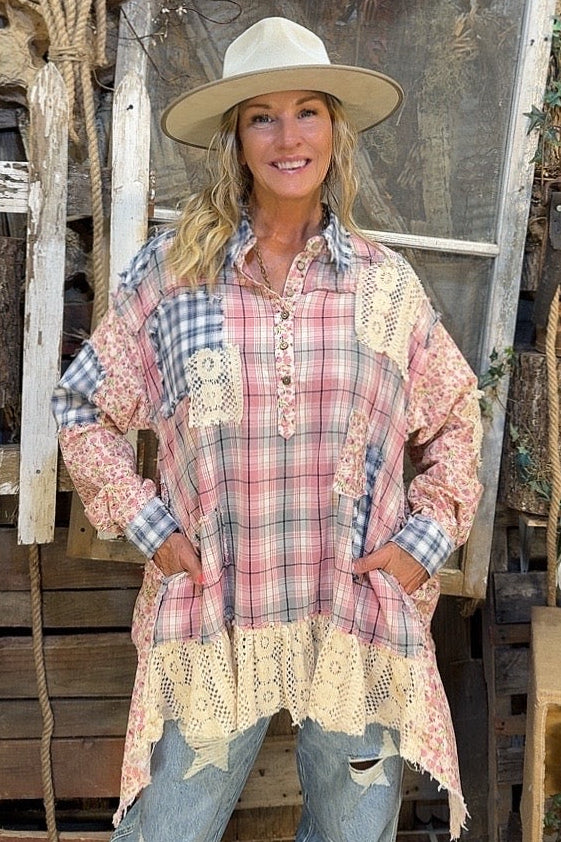 Rosewood Tunic Blouse
