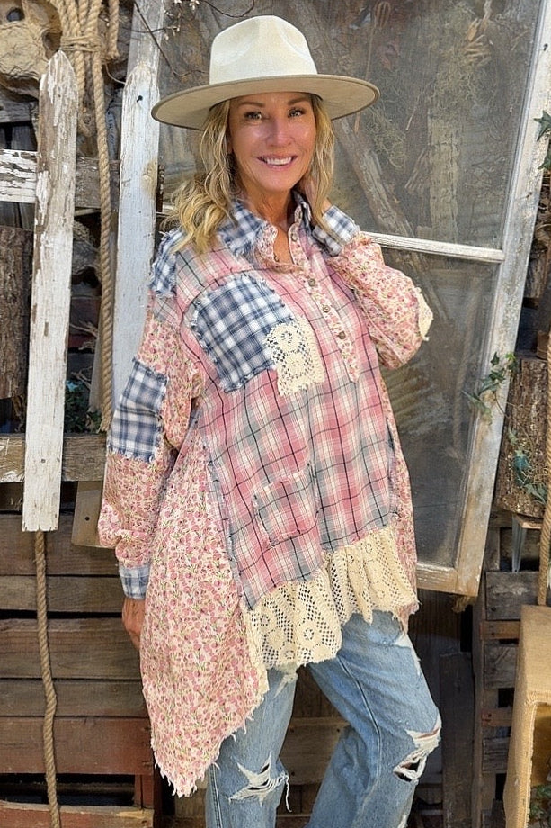 Rosewood Tunic Blouse