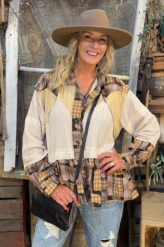 Maplewood Plaid Top