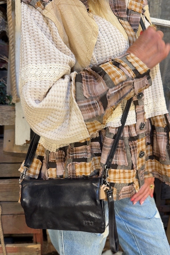 Bed|Stu Cadence Black Rustic Handbag