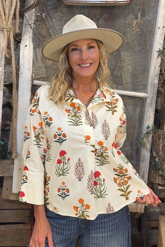 Southern Pearl Cotton Blouse
