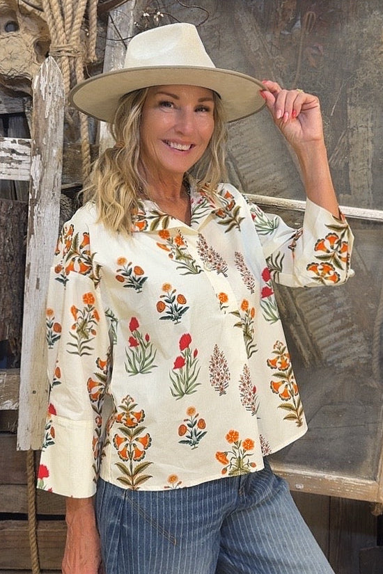 Southern Pearl Cotton Blouse
