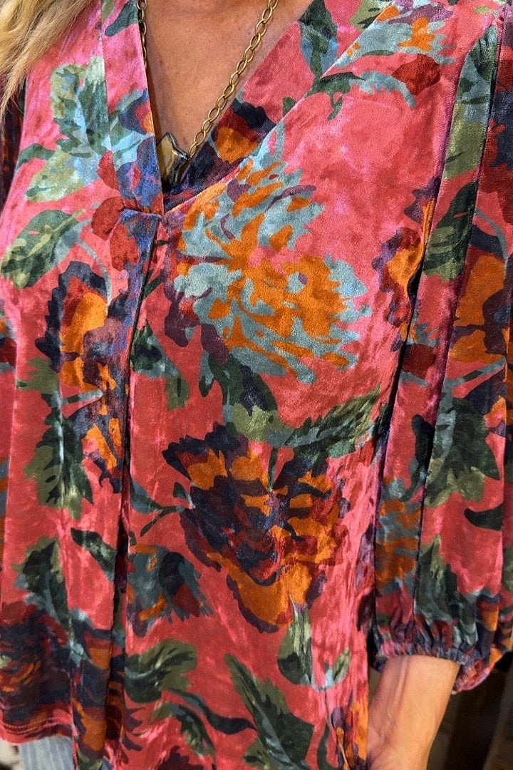 Prairie Bloom Pink Blouse