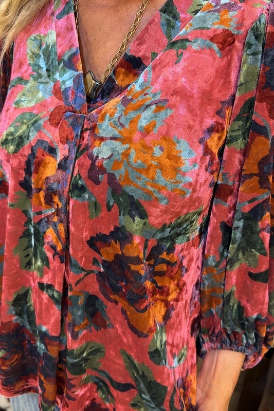Prairie Bloom Pink Blouse