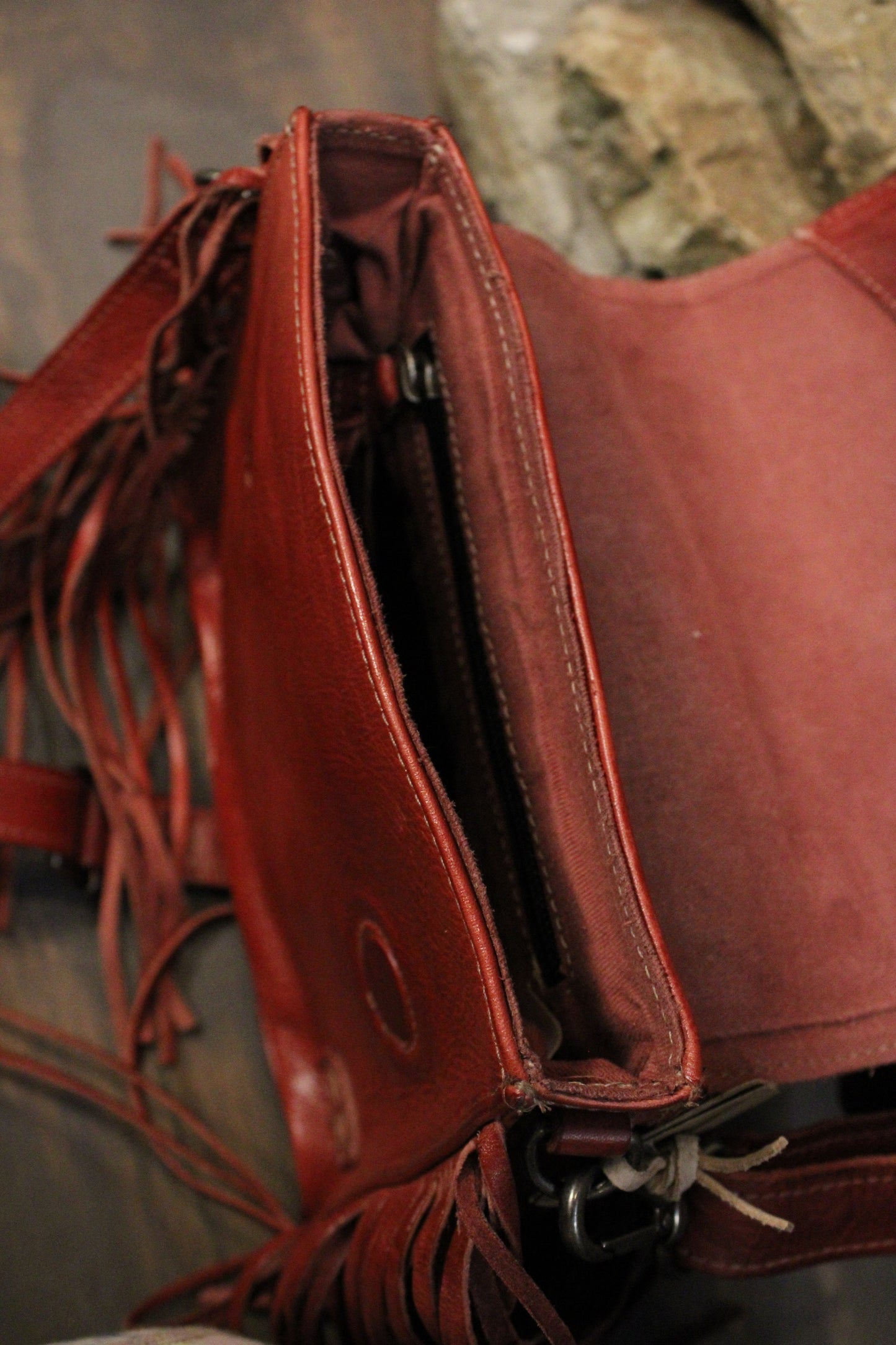 Bed|Stu Hidden Cherry Lacquer DD Handbag