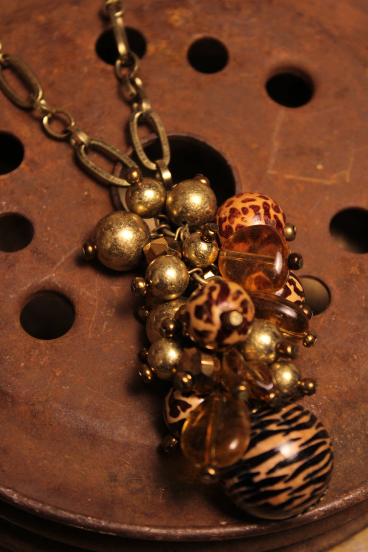 Wildside Bead Cluster Necklace