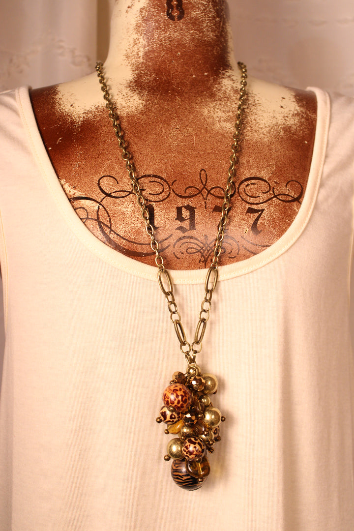 Wildside Bead Cluster Necklace