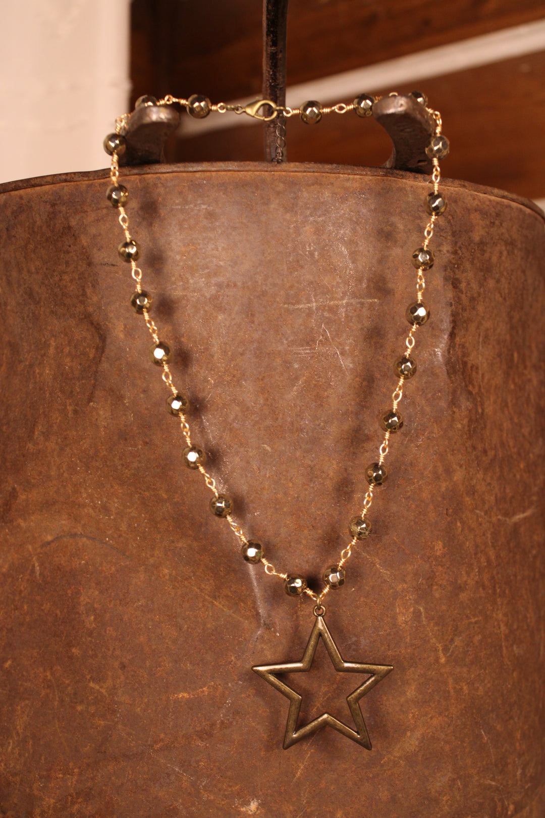 Talus Bronze Star Necklace