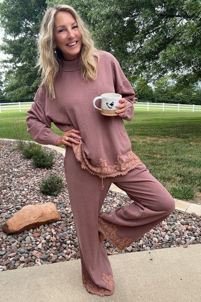 Dusty Rose Pants