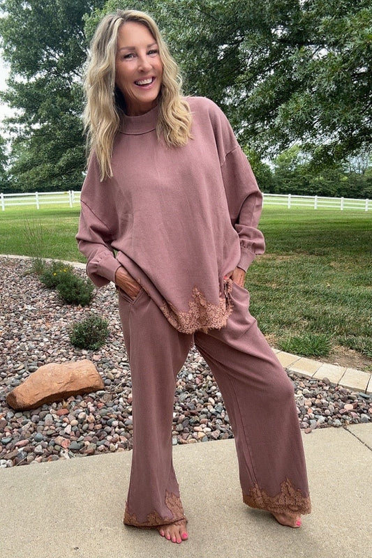 Dusty Rose Pants