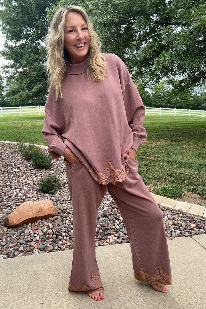 Dusty Rose Pants