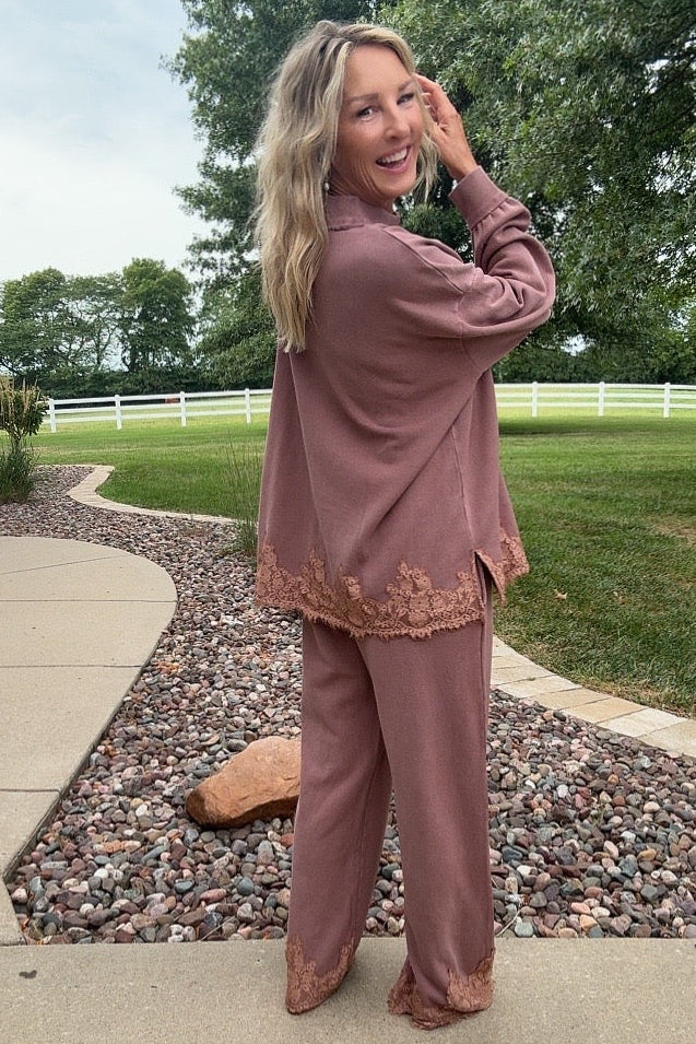 Dusty Rose Pants