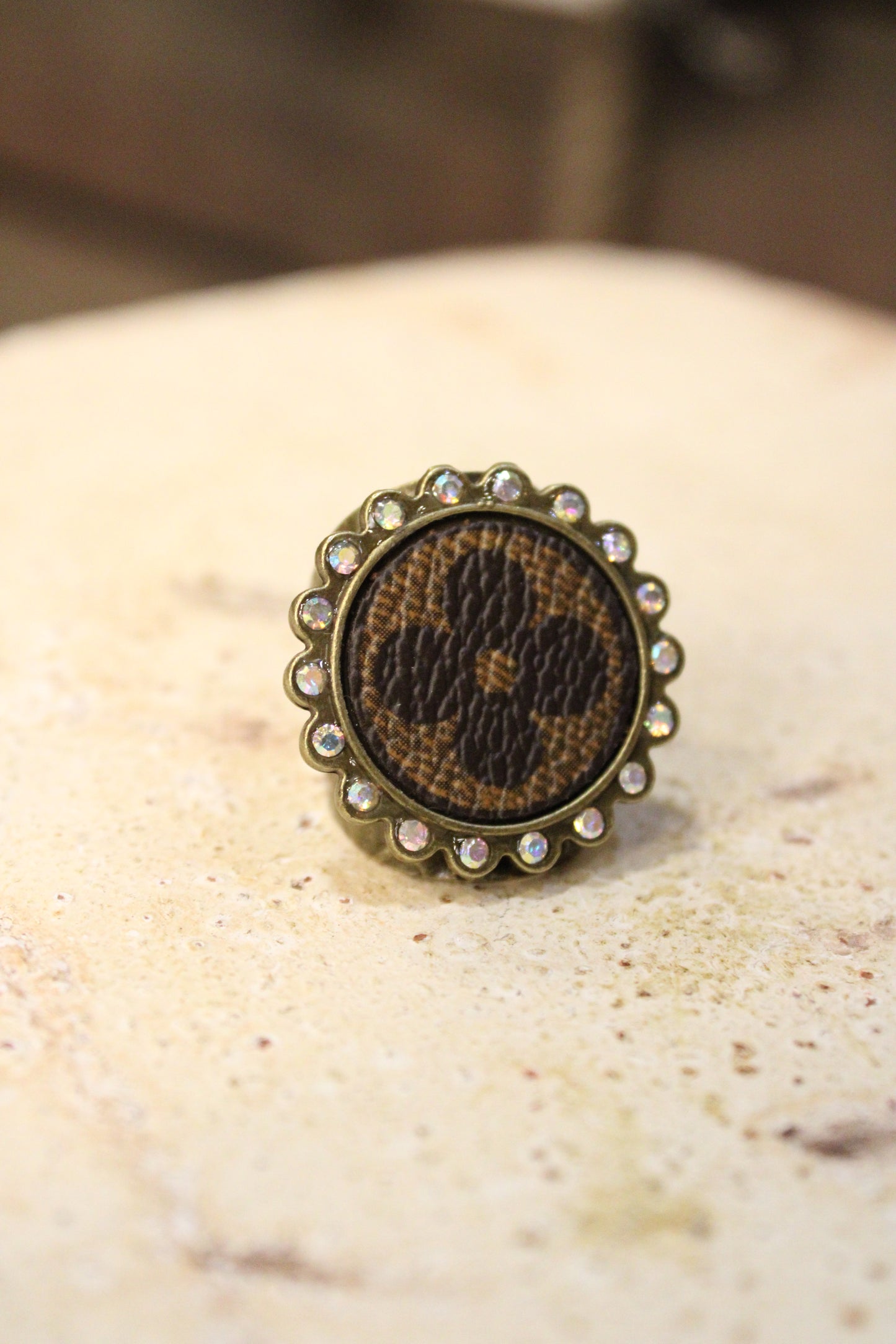 Rhinestone Revival Ring