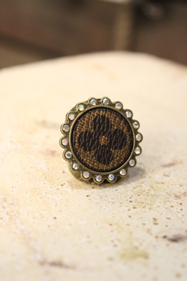 Rhinestone Revival Ring