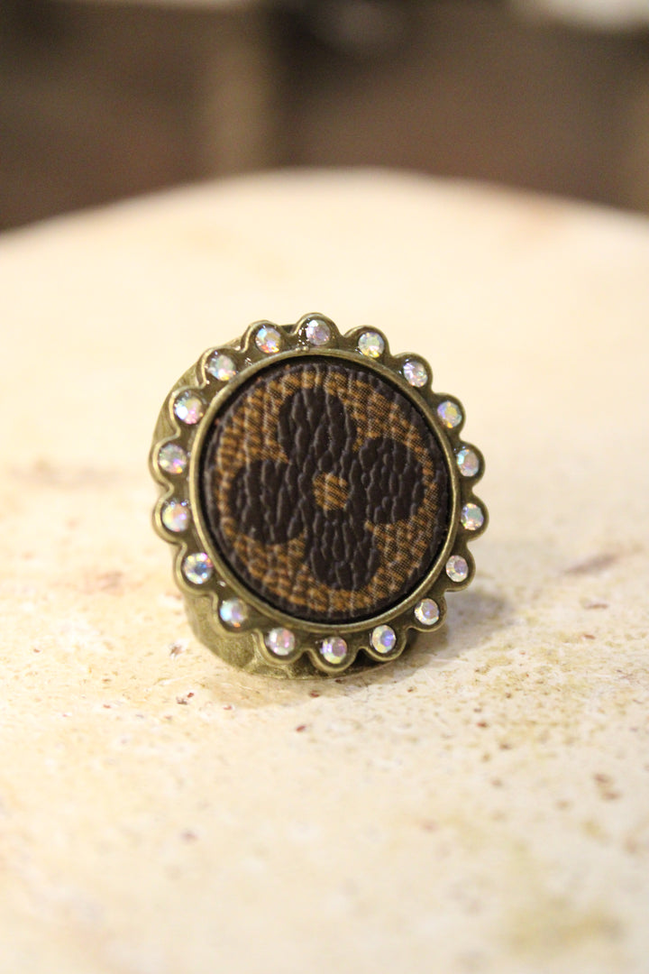 Rhinestone Revival Ring