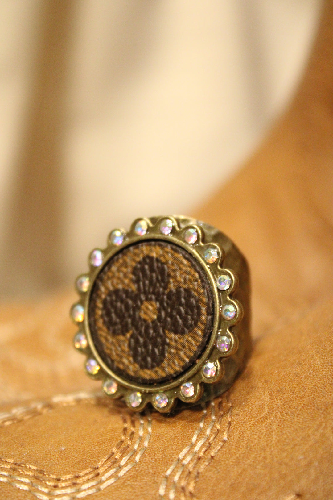 Rhinestone Revival Ring