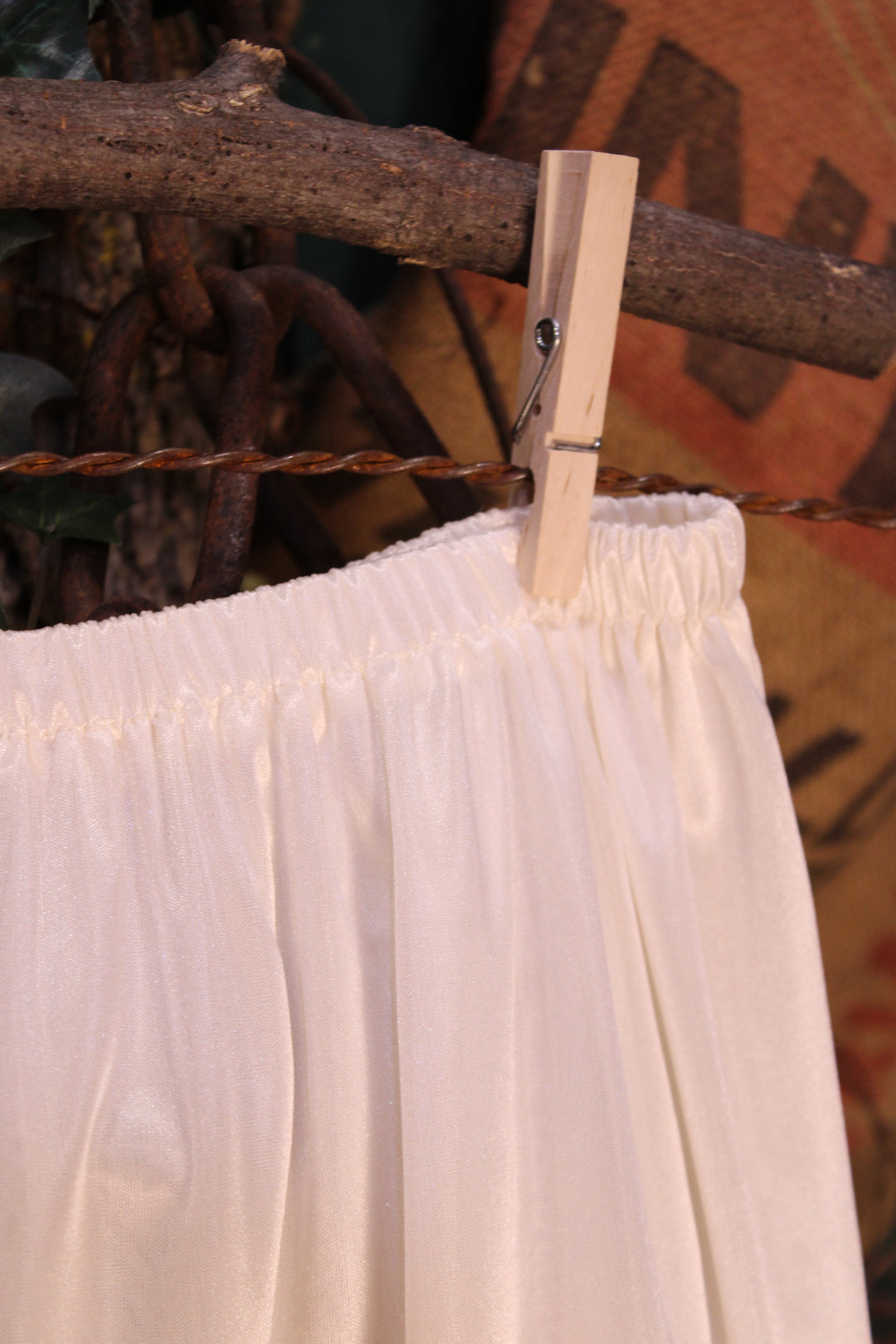Graceful Hem Beige Skirt Extender