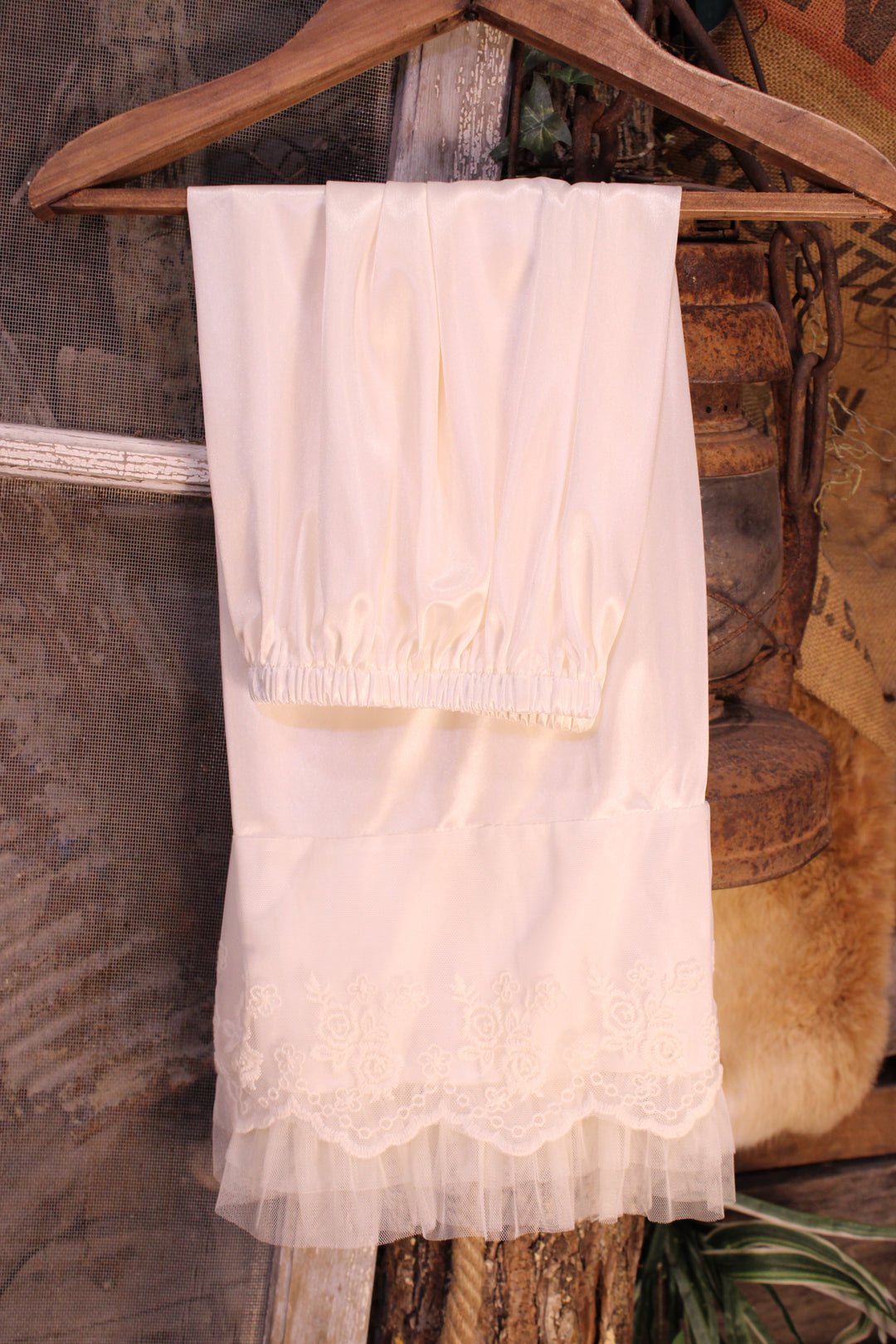 Graceful Hem Beige Skirt Extender
