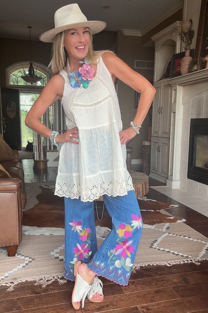 Flower Child Jeans