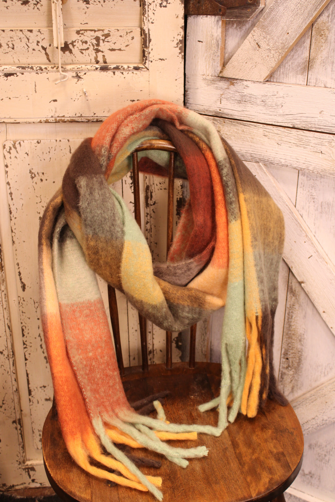 Radiant Cloud Plush Scarf
