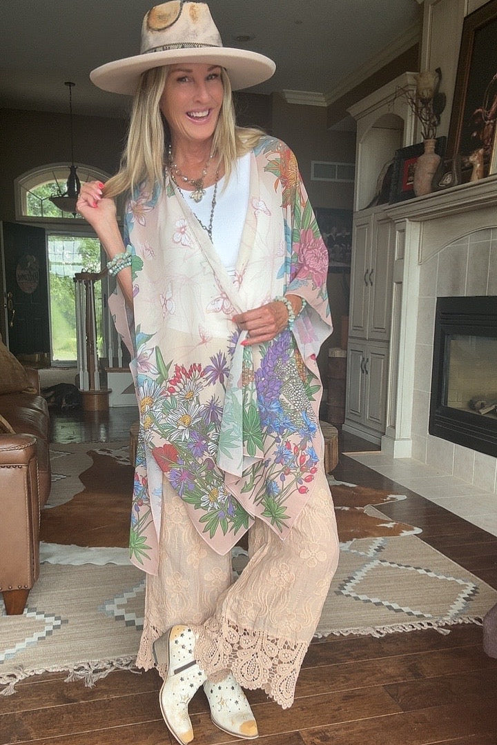 Carolina Hydrangea Taupe Pants