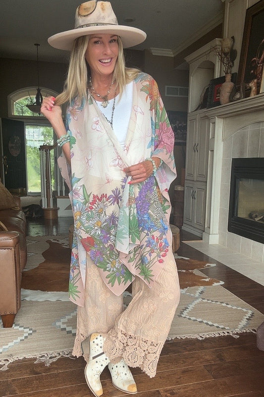 Carolina Hydrangea Taupe Pants