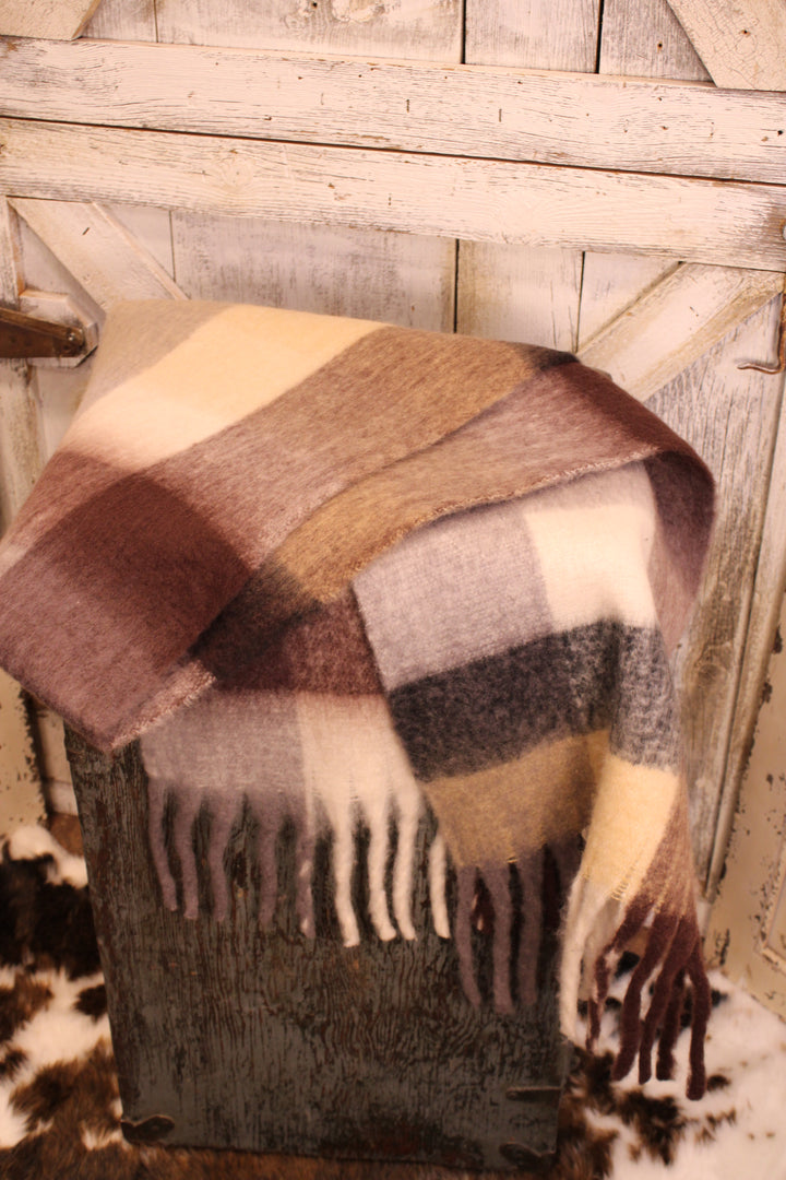 Storm Cloud Plush Scarf