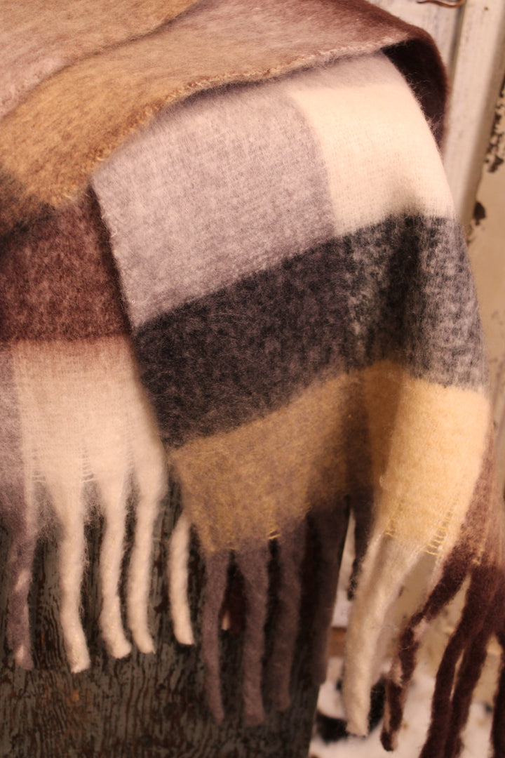 Storm Cloud Plush Scarf